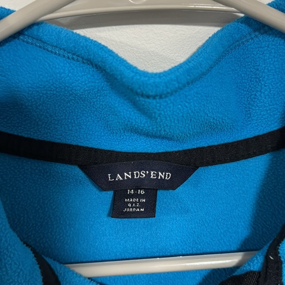 Lands End Womens Fleece Quarter Zip Size Large - Picture 3 of 5